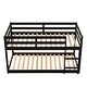preview thumbnail 32 of 34, Modern Twin over Twin Floor Bunk Bed,Spacious And Comfortable,Easy Assembly for Bedroom