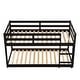 preview thumbnail 14 of 34, Twin over Twin Low Height Design Floor Bunk Bed,Spacious for home
