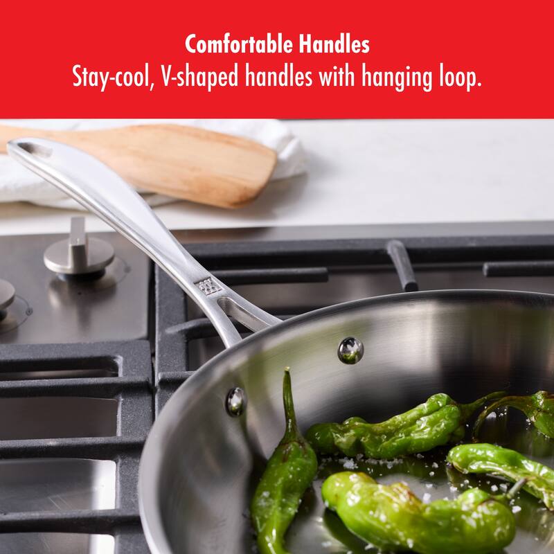 ZWILLING Spirit 3-ply 2-pc Stainless Steel Fry Pan Set