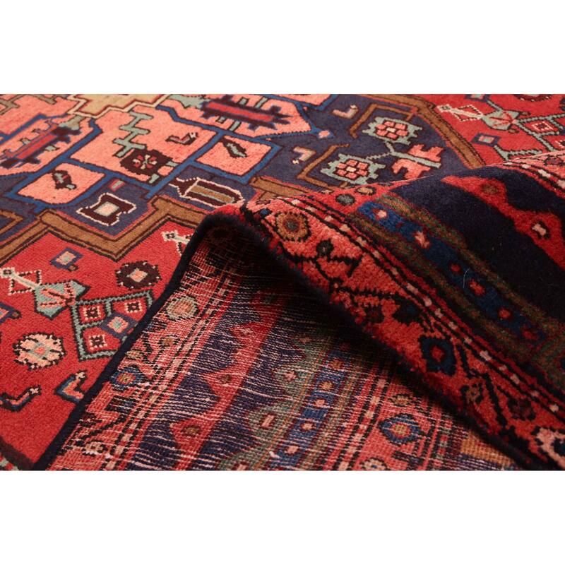 ECARPETGALLERY Hand-knotted Anatolian Red Wool Rug - 5'0 x 9'7