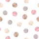 preview thumbnail 3 of 1, Circle Dots Baby Room Wallpaper Peel and Stick