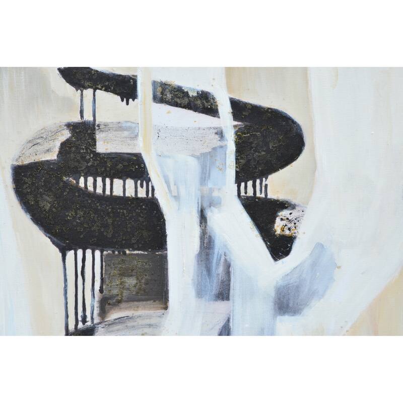 Renwil Soyuz 36" Wide Canvas Art, Black