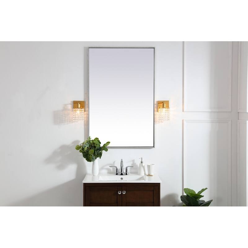 Olivia 1-Light Clear Crystals Wall Sconce