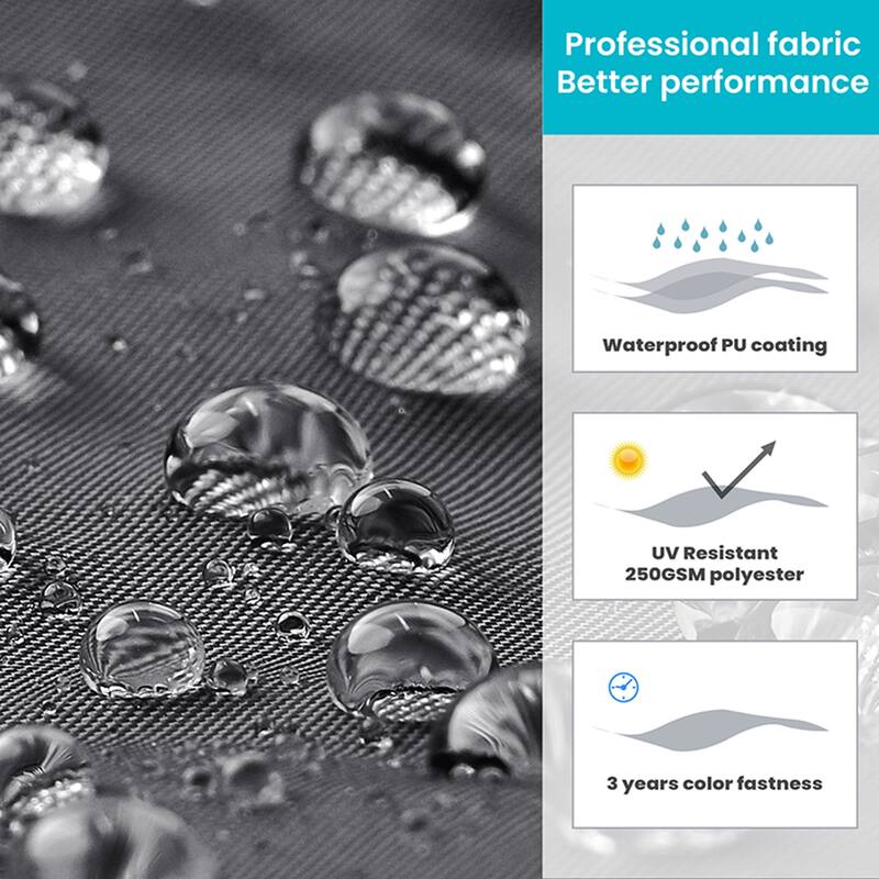 10x13FT Patio Cantilever Umbrella Outdoor Offset Umbrella 360-Degree Rotation with No Base