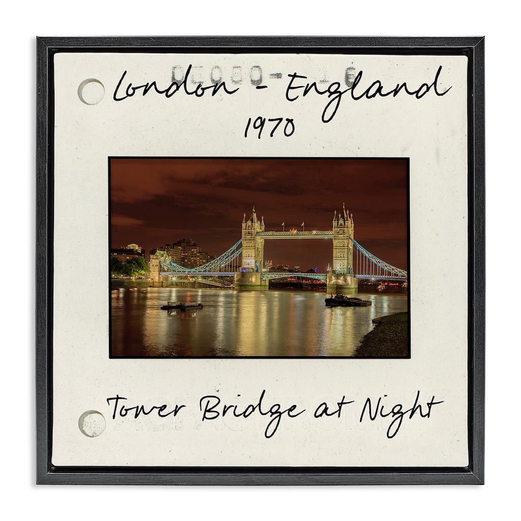 Stupell London England Travel View Framed Floater Canvas Wall Art Design By Danita Delimont