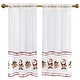 preview thumbnail 15 of 20, Deconovo Embroidered Christmas Sheer Window Curtains 2 Panels