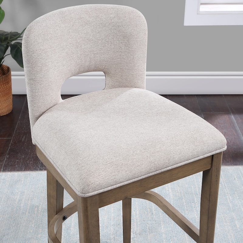 Bayonne Solid Wood Bar Stool