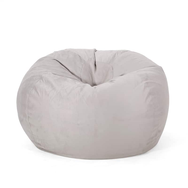 Madison Faux Suede 5-foot Beanbag Chair by Christopher Knight Home