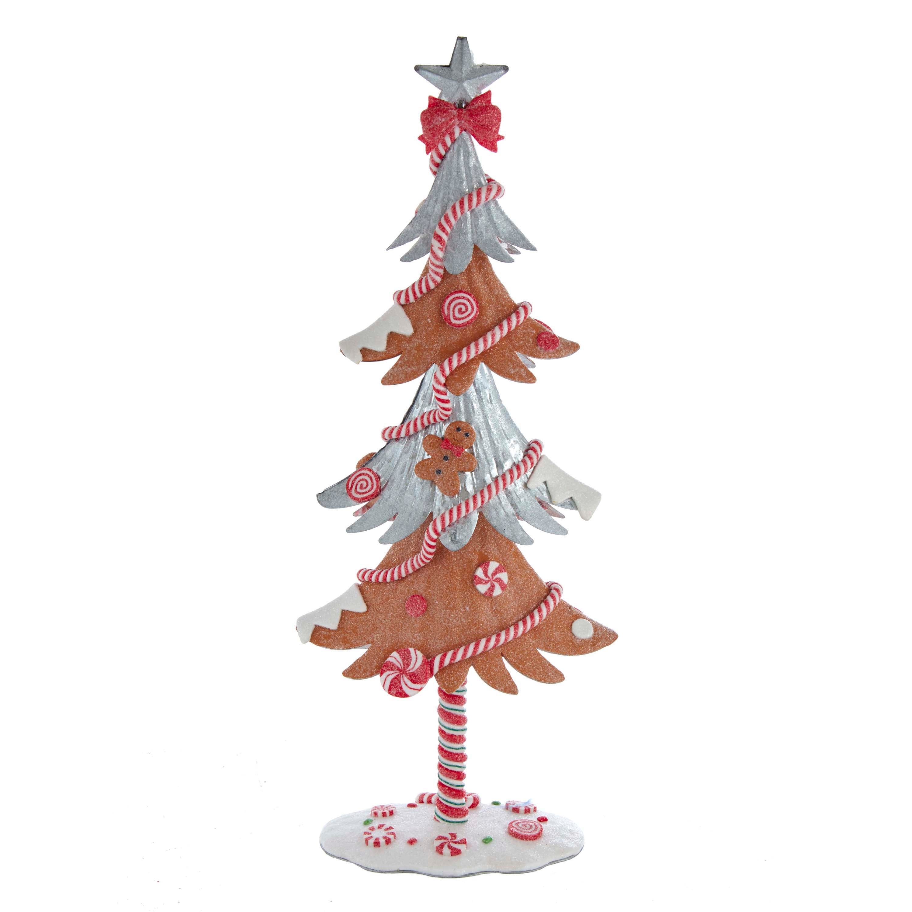 Kurt Adler 17-Inch Claydough and Metal Tree Table Piece - Bed Bath