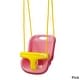 preview thumbnail 10 of 12, Gorilla Playsets High Back Infant Swing with Nylon Rope and Seatbelt Pink