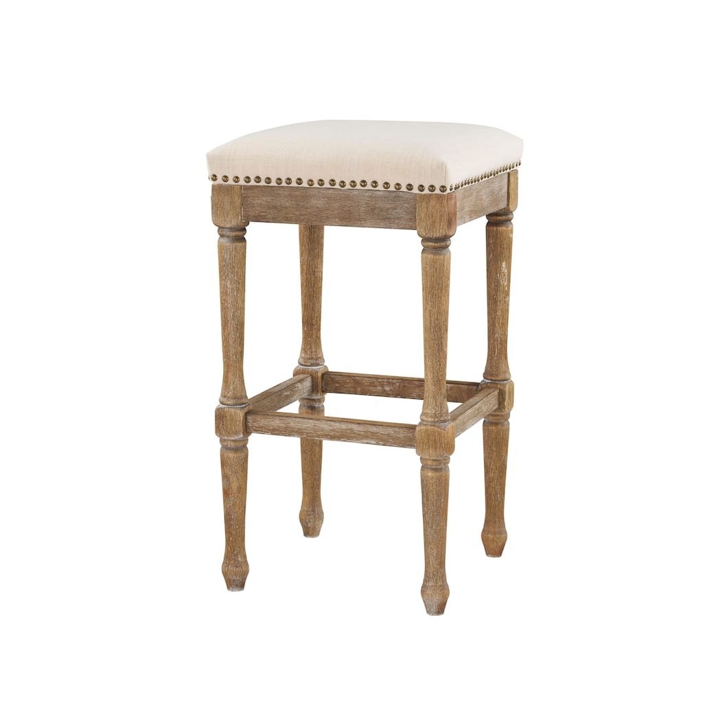 Walker 30" Accent Stool, Putty