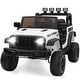 preview thumbnail 1 of 31, Hetoy Ride on Truck Car 12V Kids Electric Vehicles with Remote Control White