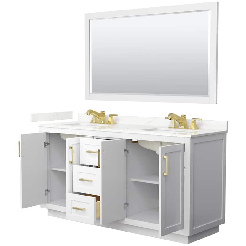 Wyndham Collection WCF292966D-QTZ-US3M58 Miranda 66" Free Standing