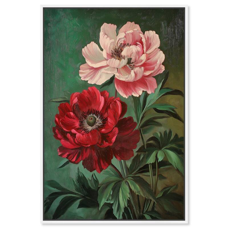 Symphony of Peonies Canvas by Art Remedy - White - 10" x 15"