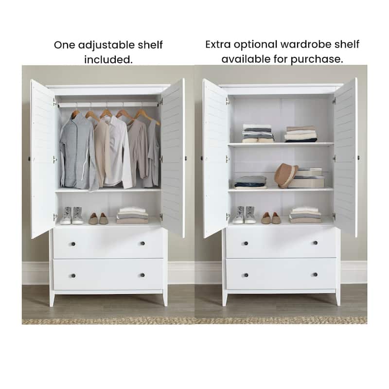 Grain Wood Furniture Greenport 2-door Armoire