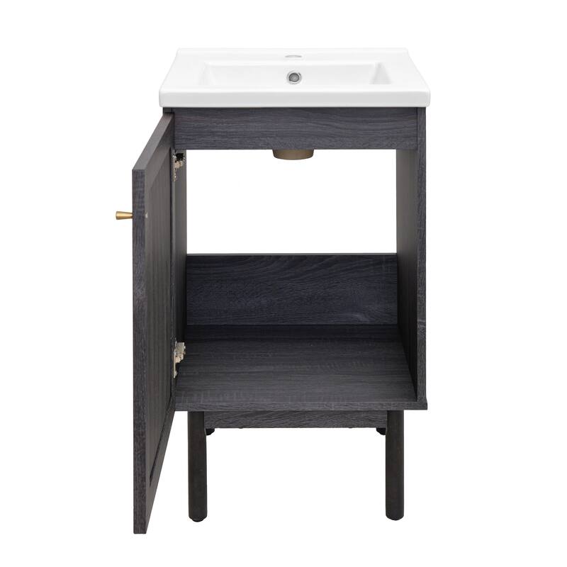 Classe Bathroom Vanity in Oak