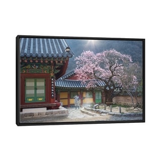 iCanvas "The Scent Of Spring" by Jaeyoun Ryu Framed Canvas Print