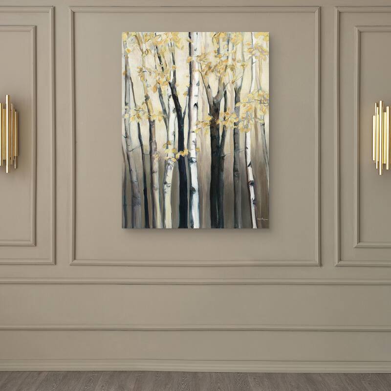 Golden Birch I by Marilyn Hageman Canvas Art Print