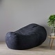 preview thumbnail 16 of 70, Asher Traditional 6.5-foot Suede Bean Bag Chair by Christopher Knight Home