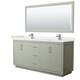 Option Light Green / White Quartz Top / Brushed Nickel