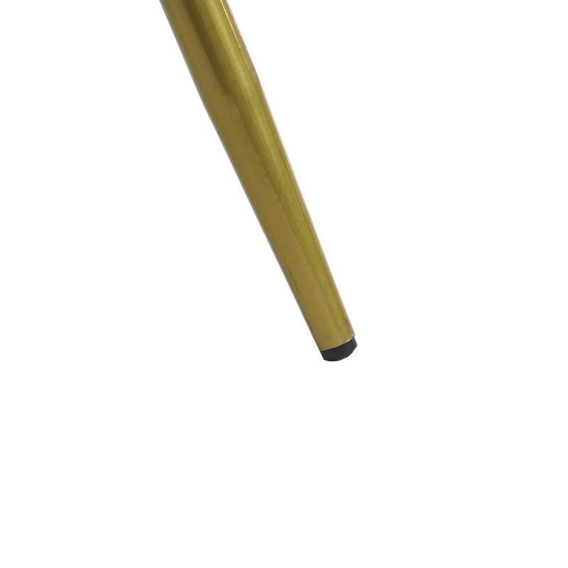 Lounge Chair for Bedroom with Gold Metal Legs