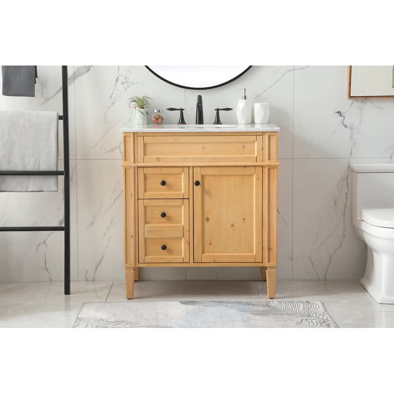 Elegant Lighting VF12532 Park Avenue 32" Free Standing Single Basin