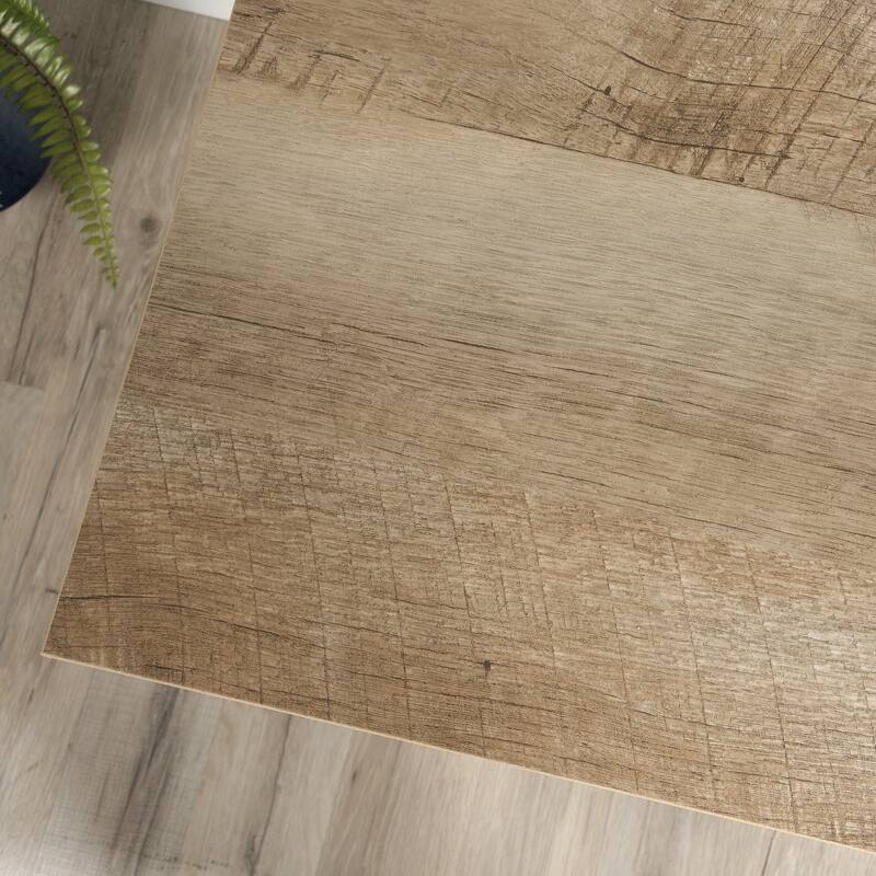 Engineered Wood Coastal Desk with Lateral File Cabinet Bundle