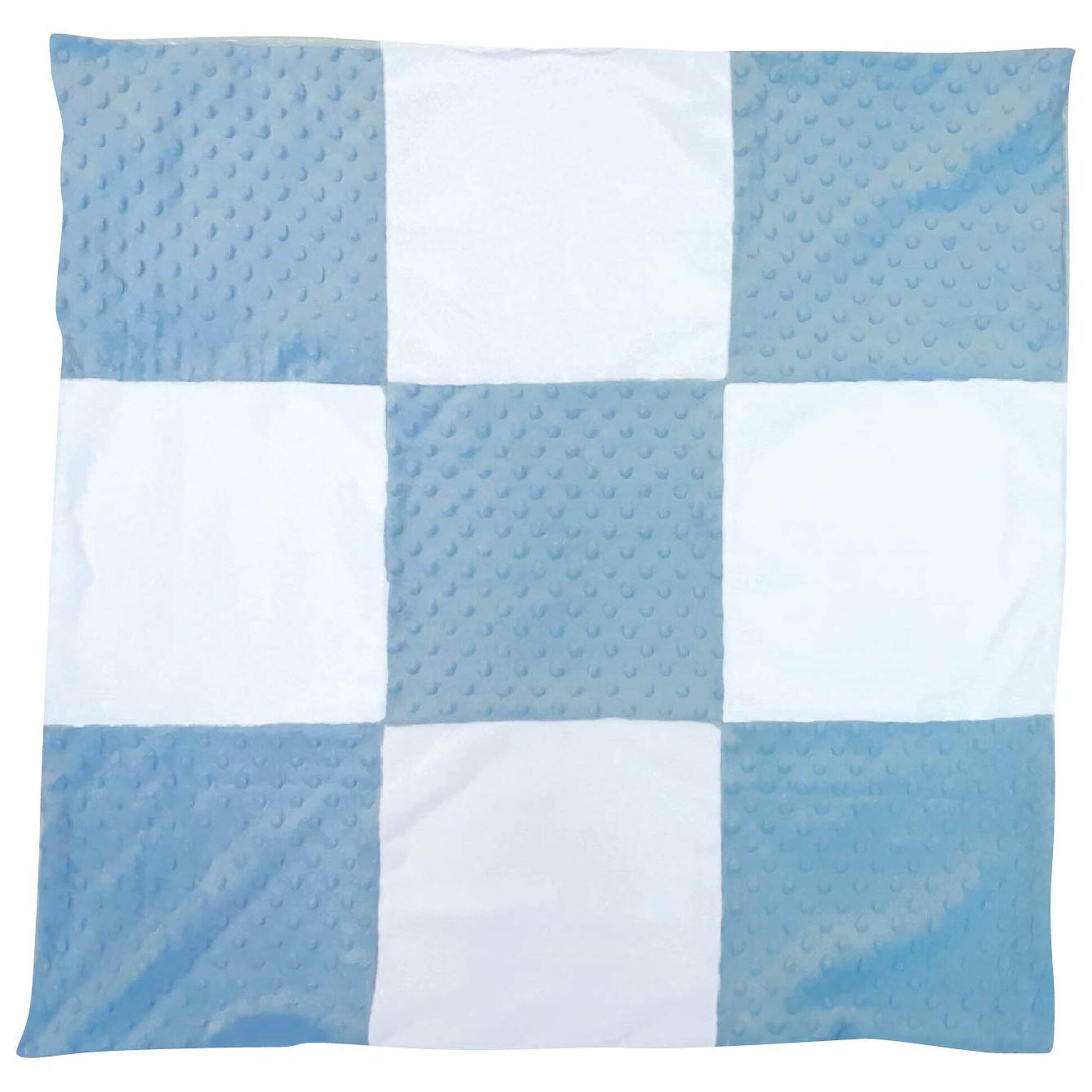 minky dot baby blanket
