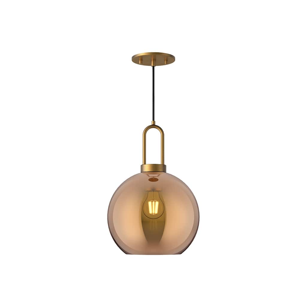 Alora Lighting PD601710CP Soji 10" Wide Mini Pendant with a Copper