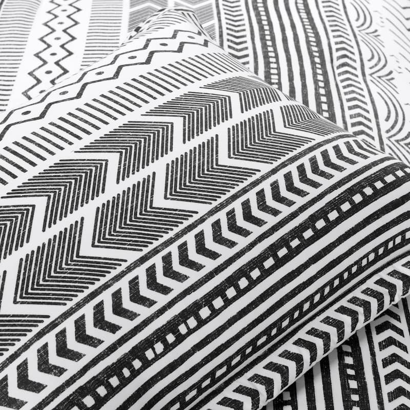 Lush Decor Hygge Geo Reversible 5 Piece Comforter Set