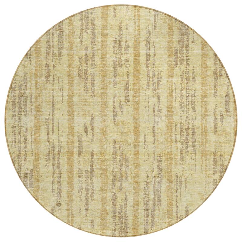 HomeRoots Striped Transitional Rectangle Outdoor Rug