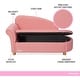 preview thumbnail 5 of 6, Barbie Dream In Pink Chaise Lounge In Pink by Evolur