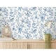 preview thumbnail 4 of 6, Fine Decor Elspeth Blue Floral Trail Wallpaper