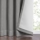 preview thumbnail 3 of 2, Harrow Solid Texture Blackout Window Single Curtain Panel
