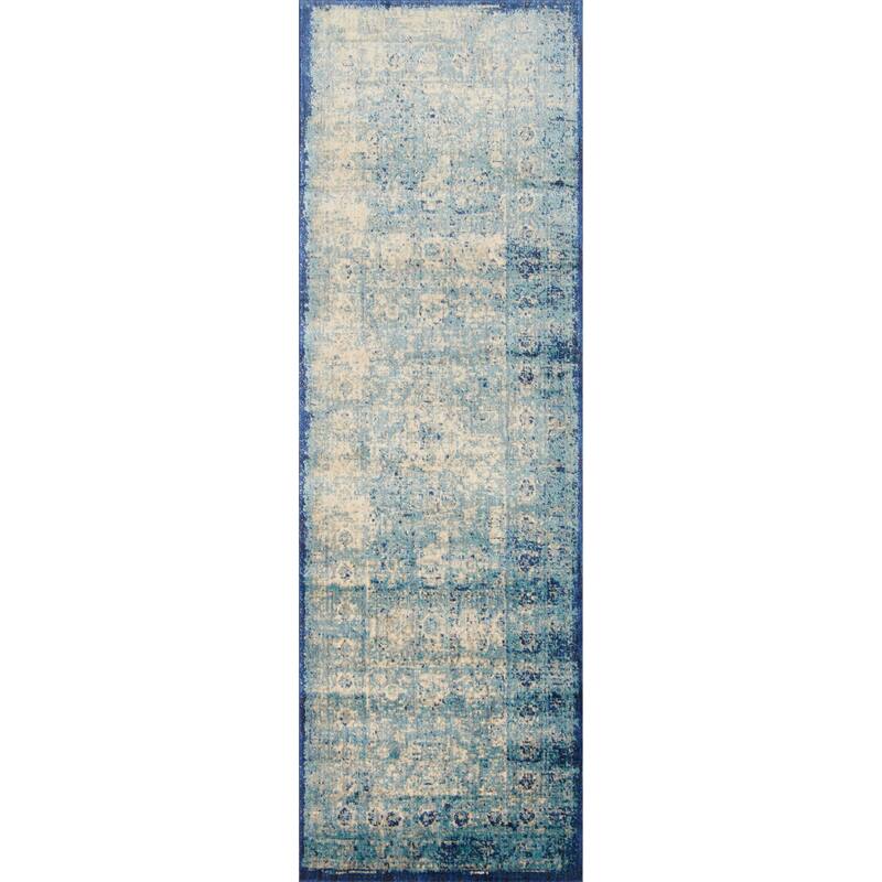 Alexander Home Contessa Traditional Medallion Distressed Rug