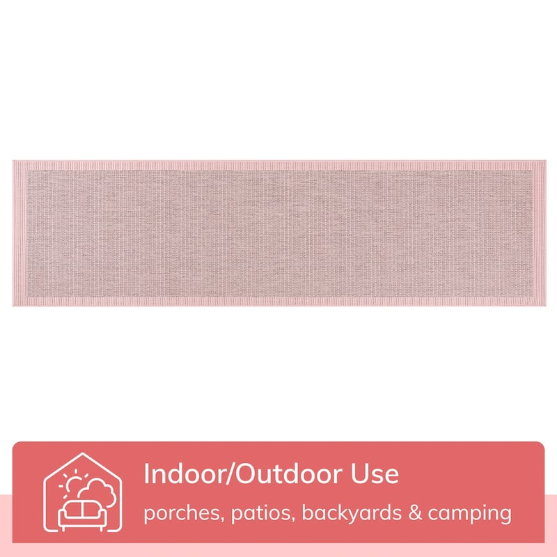 Well Woven Medusa Odin Indoor Outdoor Border Solid Area Rug