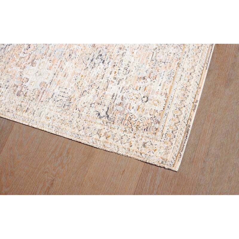 Terra by Obeetee Ava Vintage Caspian Blush Rug