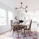 Belladepot Modern Full-angle Adjustable Chandelier with Smoked Glass Shades