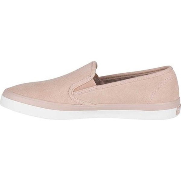 suede sperrys women's