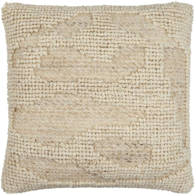 Adia Traditional Textured Accent Pillow