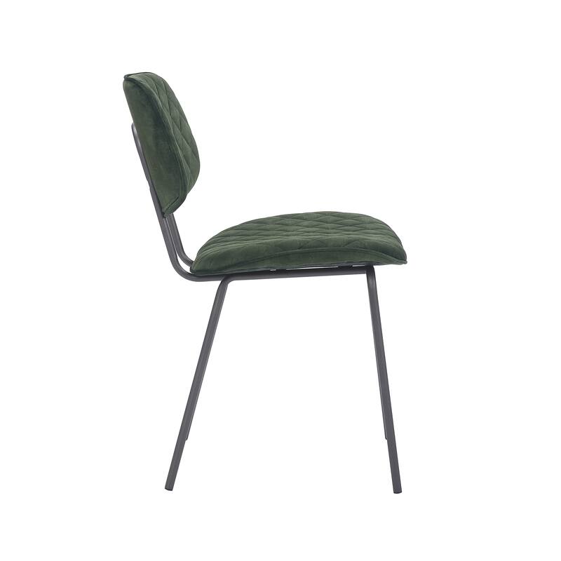 Porthos Home Taci Dining Chairs Set Of 2, Velvet Upholstery, Iron Legs