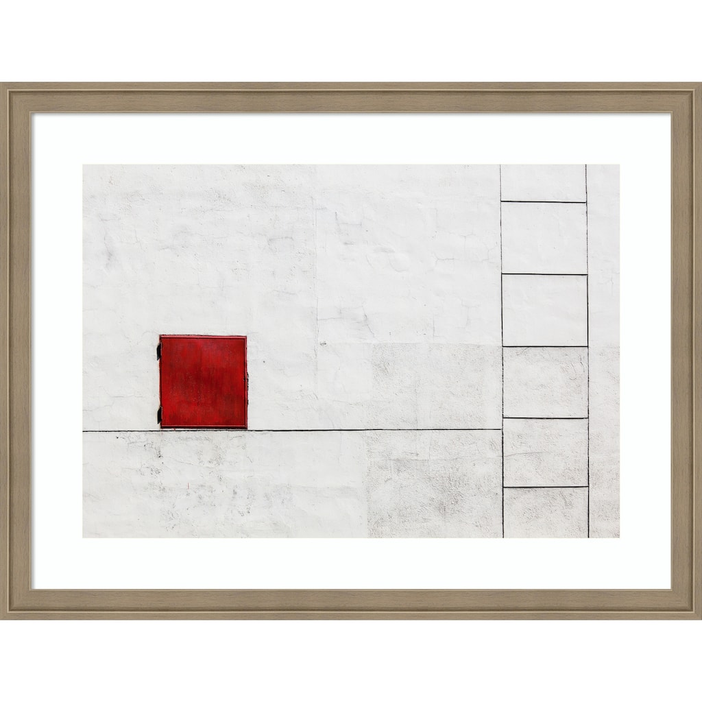Suprematism is all Around by Ksenia Voeykova Wood Framed Wall Art Print