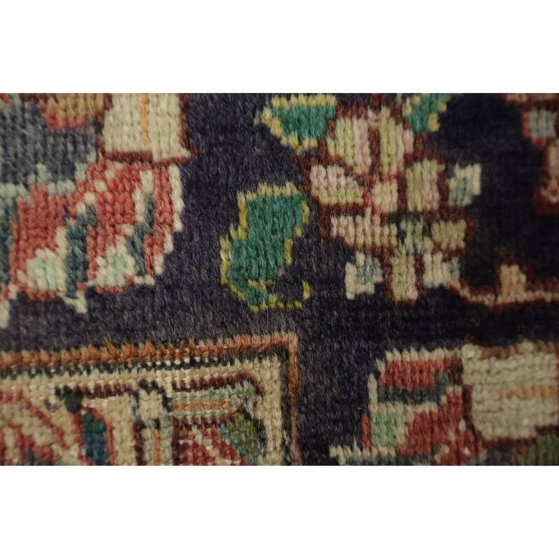 Hand Knotted Oriental 100% Wool Carpet Traditional Geometric Red Tabriz Area Rug - 7' 11'' X 5' 0''