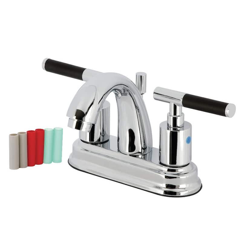 Kingston Brass FB561.CKL Kaiser 1.2 GPM Centerset Bathroom Faucet with - Polished Chrome