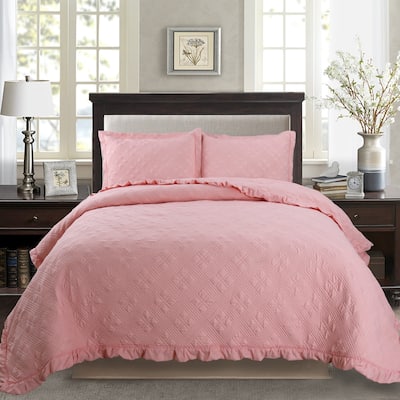 KASENTEX Soft Microfiber Quilt Set Machine Washable Bedspread All Season