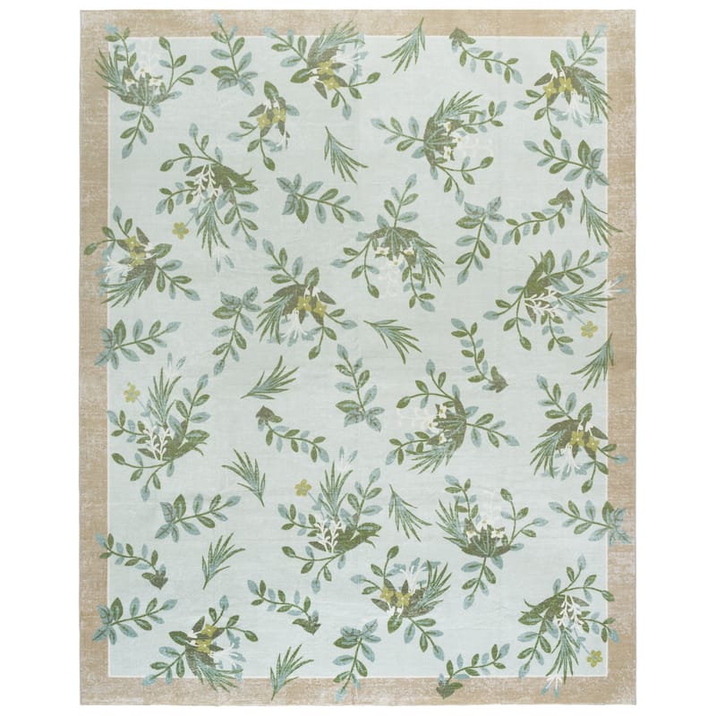 Martha Stewart Sonal Machine Washable & Slip Resistant Rug - 8' x 10' - Taupe/Green
