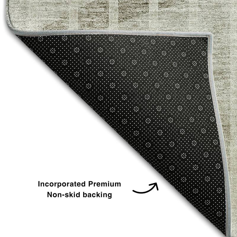 Premium Washable Super Soft Contemporary Deco Mayfield Rug