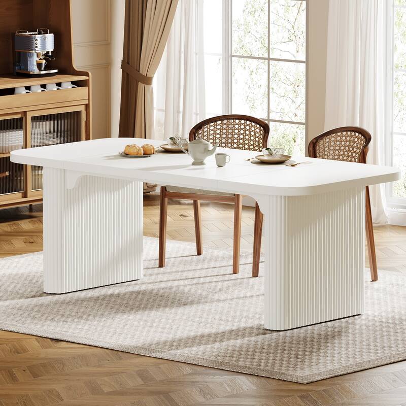 Wood Dining Table, Modern Kitchen Table, Dining Room Accent Table