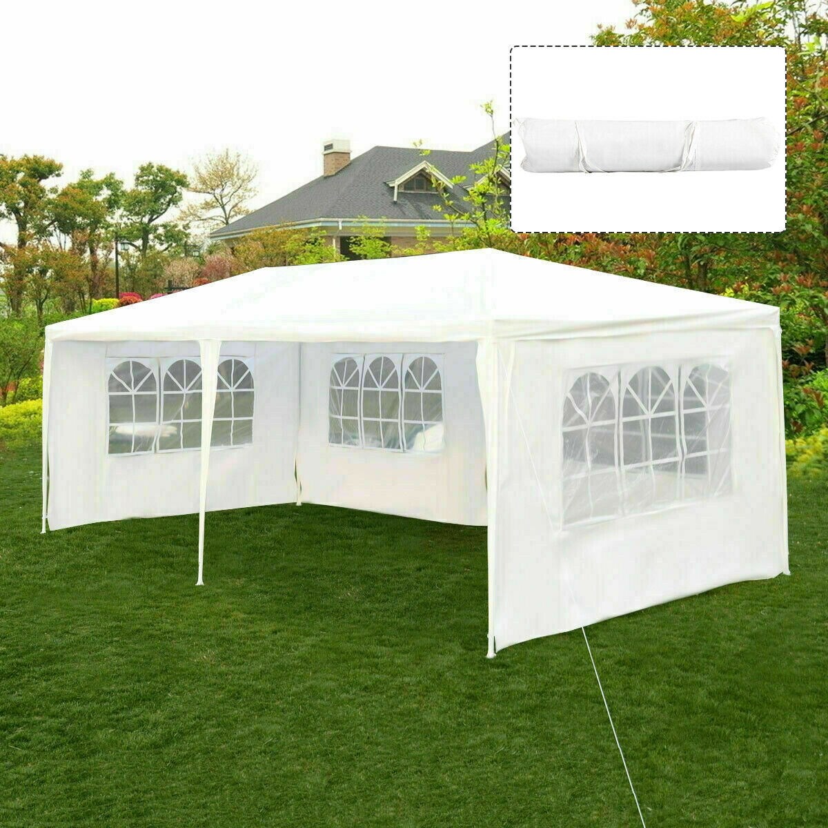 Shop 10 X 20 Canopy Tent Wedding Party Tent With Carry Bag