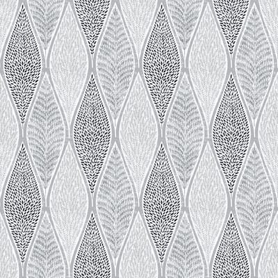 Galerie Wallcoverings Nordic Elements Teardrop Leaves Non-woven Wallpaper Roll